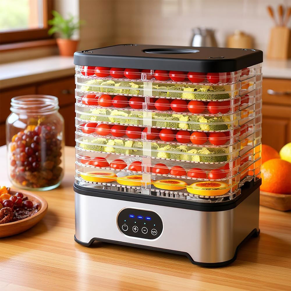 ZELP Mesin Pengering Makanan Food Dehydrator Touch Panel 8 Layer 400W - RZ-166 Gambar produk ZELP Mesin Pengering Makanan Food Dehydrator Touch Panel 8 Layer 400W - RZ-166 - 1