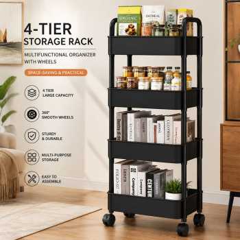 Bonc Rak Susun Serbaguna Persegi Organizer Storage Rack Tray - BN-2720