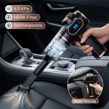 Gambar produk WOKER Penyedot Debu Mobil Serbaguna Vacuum Cleaner 5V 78W 40000RPM - XCQ-508