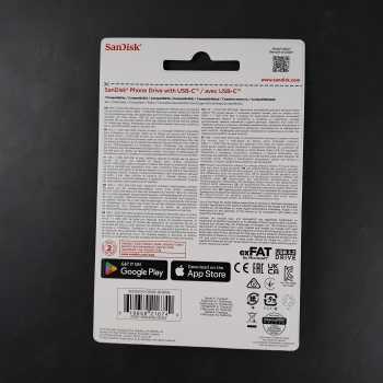 Gambar produk SanDisk Phone Drive USB Type-C 3.2 Gen 1 150MB/s 64GB - SDIXS0N - Kemasan
