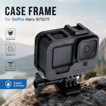 Gambar produk WONG Case GoPro Hero 9/10/11 Protection Frame with Cold Shoe - W-G9