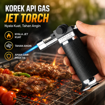 CHIEF Korek Api Gas Butane Flame Torch Jet Windproof - 802