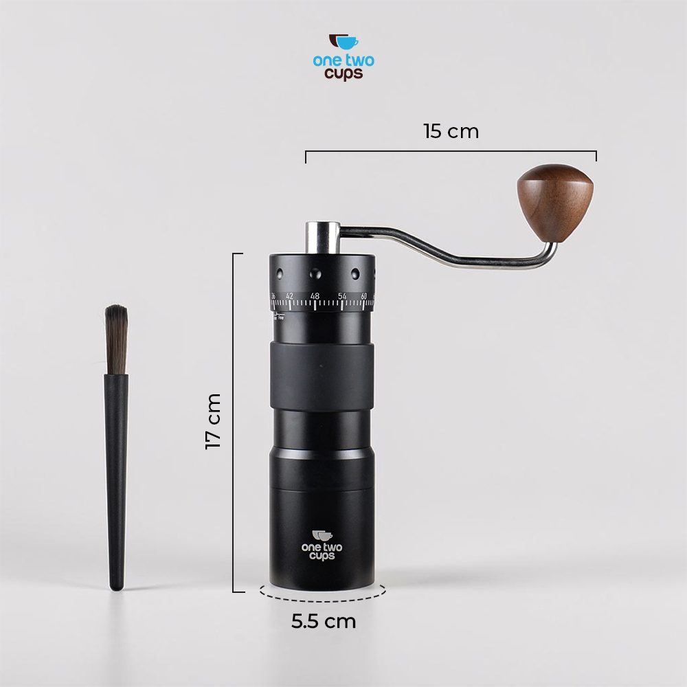 Gambar produk One Two Cups Alat Penggiling Kopi Manual Grinder Stainless Core 72Gear - R50 - 8
