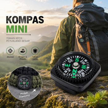 Gambar produk SUUNTO Kompas Mini Serbaguna Outdoor Camping Hiking for Watch Strap