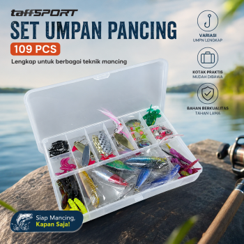 Gambar produk TaffSPORT Set Umpan Pancing Ikan Fishing Bait Kit 109 PCS - DWS250-G