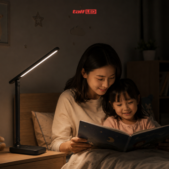 Gambar produk TaffLED Lampu Meja Belajar LED Eye Protection USB Model 8W 3 Color - T302 - 6