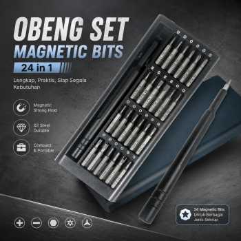 Xzante Wiha Obeng Set Magnetic Bits 24 in 1 - W24