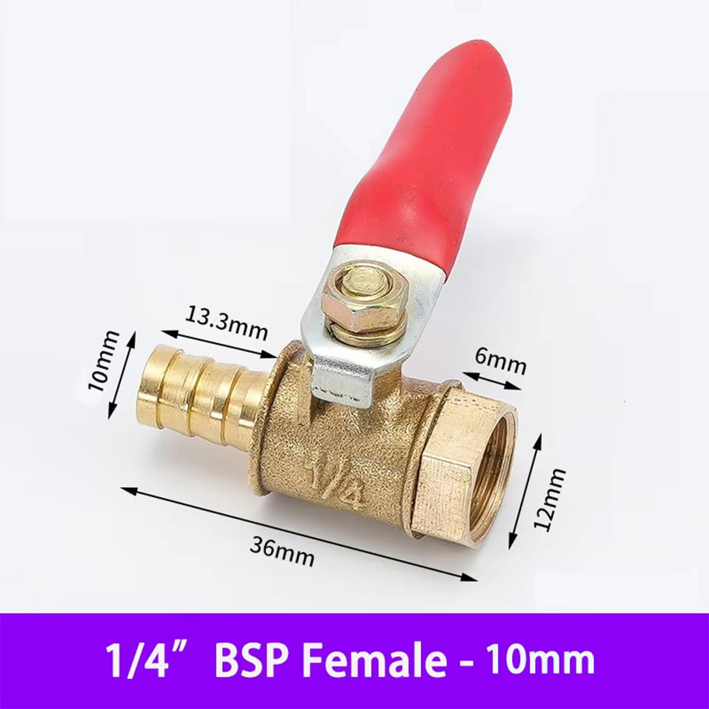 MAX Ball Valve Kuningan Stop Kran Air Nepel Selang Pagoda Brass Iron Female 10mm - DN8 Gambar produk MAX Ball Valve Kuningan Stop Kran Air Nepel Selang Pagoda Brass Iron Female 10mm - DN8 - Kemasan
