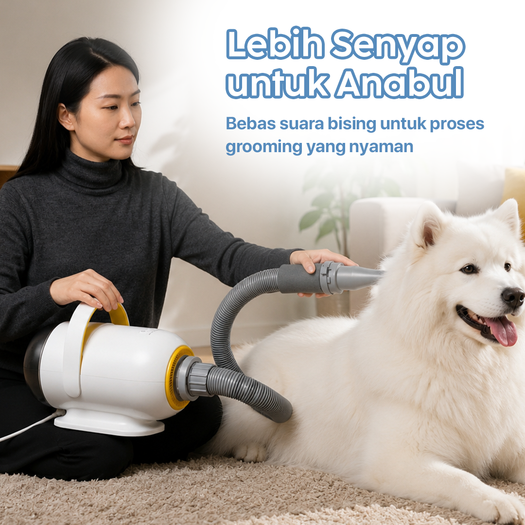 BRUN Pengering Bulu Kucing Anjing Pet Grooming Hair Dryer 3200W - CL-DP Gambar produk BRUN Pengering Bulu Kucing Anjing Pet Grooming Hair Dryer 3200W - CL-DP - 4