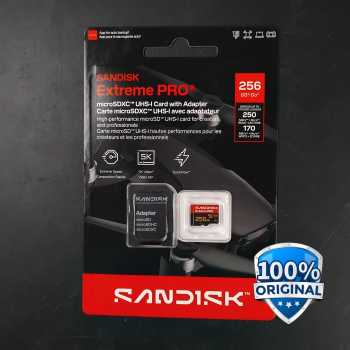 SanDisk Extreme Pro microSDXC UHS-I U3 V30 250MB/s - SDSQXCJ