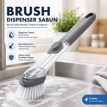 Gambar produk ISHOWTIENDA Sikat Pembersih Cleaning Brush Dispenser Sabun Air - S0026