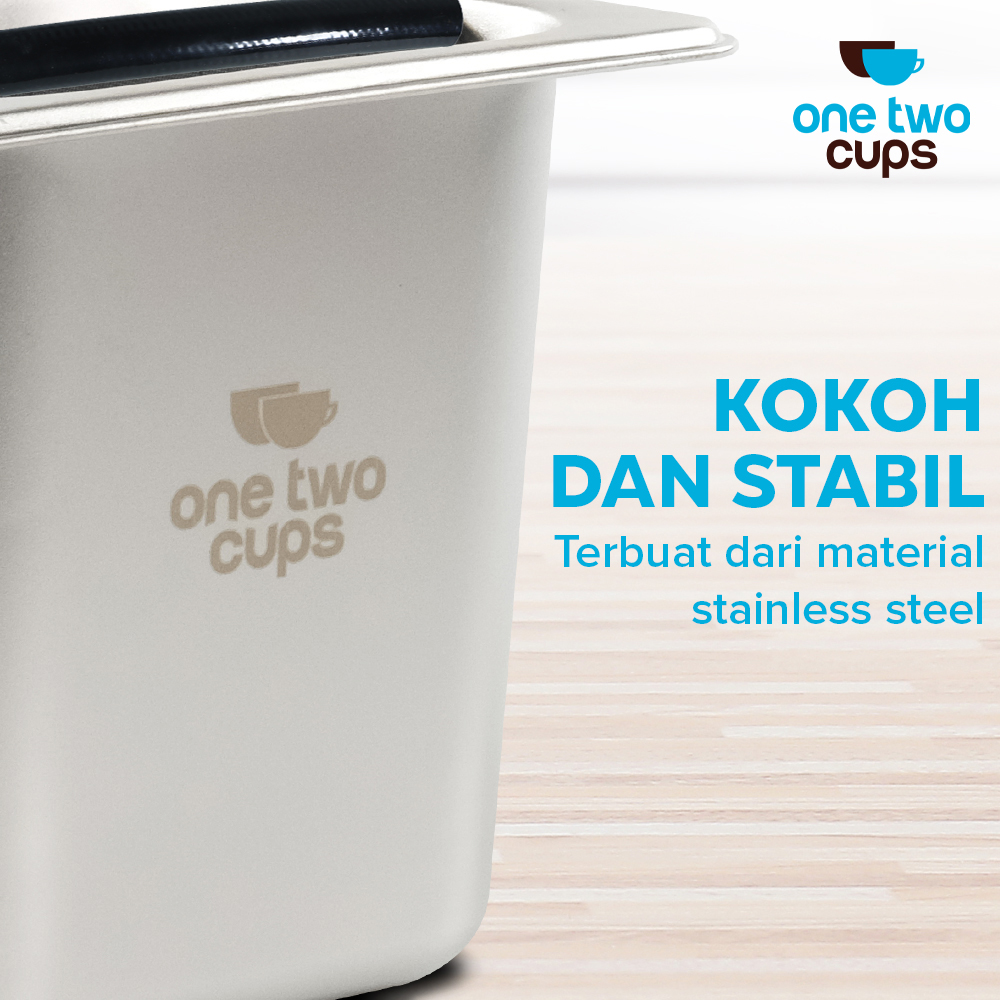 Gambar produk One Two Cups Wadah Ampas Kopi Espresso Knock Box Container M - KB3 - 3