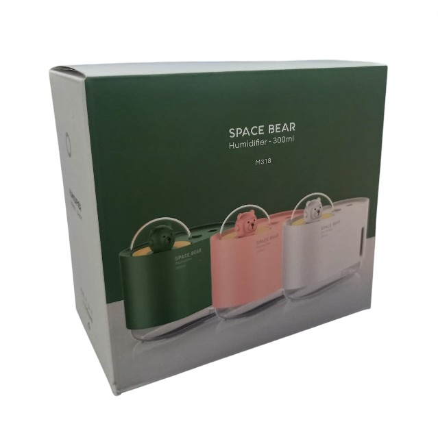 Gambar produk Fabo Air Humidifier Mini Ultrasonic Diffuser LED 7 Color 300ml - M318 - Kemasan