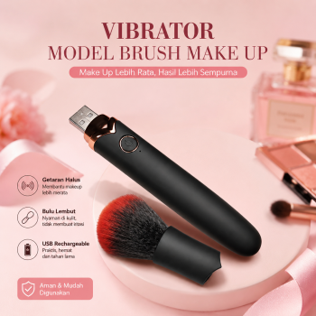 ZOPE Vibrator Alat Pijat Tubuh Elektrik Model Kuas USB Waterproof - SA00132