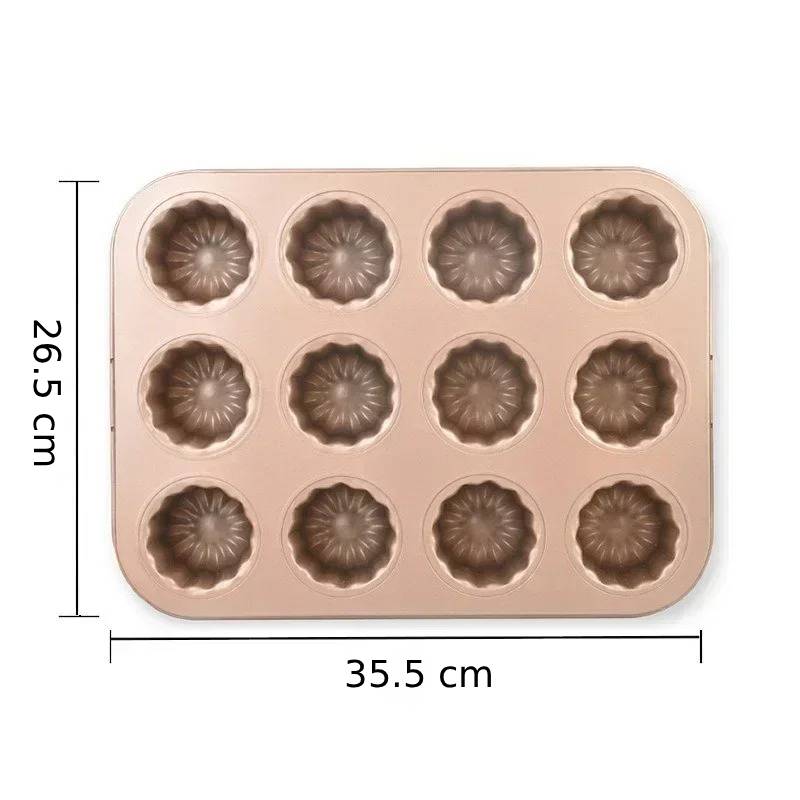 Gambar produk Mako Cetakan Kue 3D Dessert Cake Mold Non Stick Baking Tray 12 - INU78 - 8