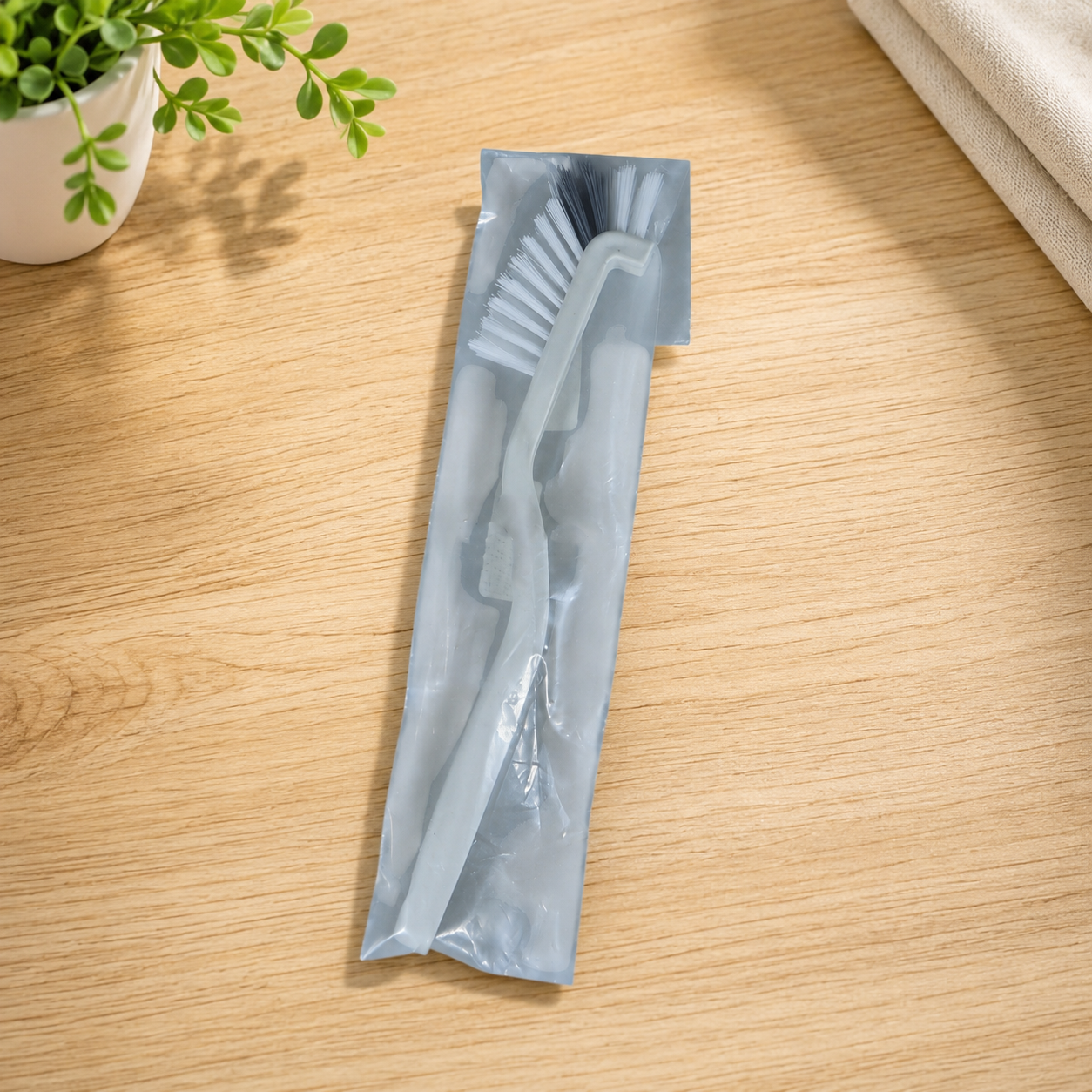 TaffHOME Sikat Pembersih Botol Gelas 90 Derajat Gagang Panjang - PF25 Gambar produk TaffHOME Sikat Pembersih Botol Gelas 90 Derajat Gagang Panjang - PF25 - Kemasan