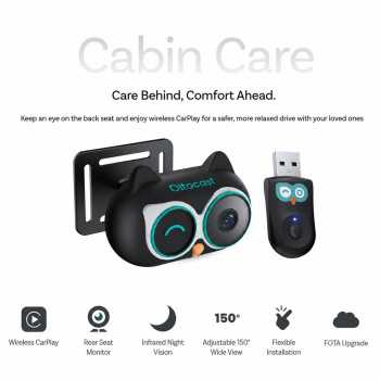 Gambar produk Ottocast Cabin Care Wireless Apple CarPlay with Camera USB 1080P - CA520