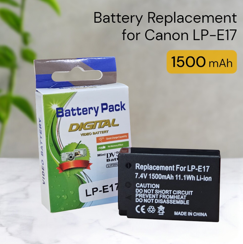 Gambar produk Baterai Kamera Battery Pack Replacement for Canon LP-E17 1500mAh - Utama