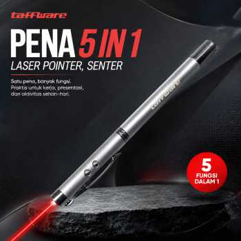 Gambar produk Taffware Pena Premium 5 in 1 Laser Pointer - 5RLS