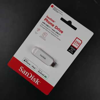 Gambar produk SanDisk Phone Drive USB Type-C 3.2 Gen 1 150MB/s 256GB - SDIXS0N - 2