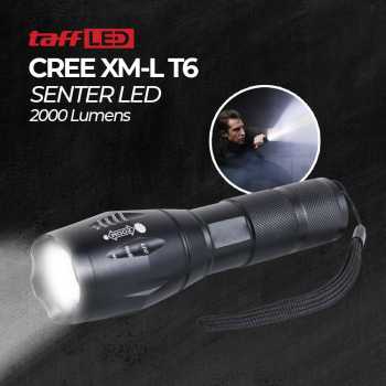 Gambar produk TaffLED Senter Tactical LED Mini Flashlight Cree XM-L T6 2000 Lumens - E17