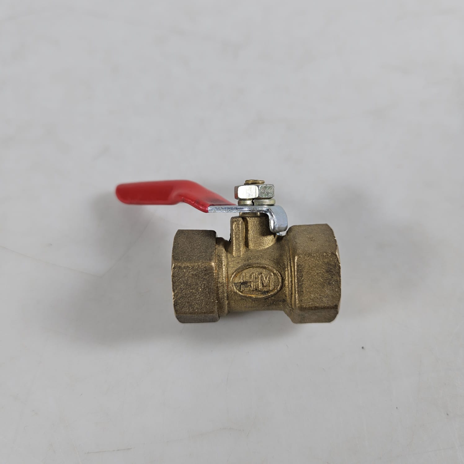 Gambar produk NFJM Stop Keran Air Ball Valve Mini Copper Gas Water Long Nose Handle Female to Female 3/8 - DN20 - 2