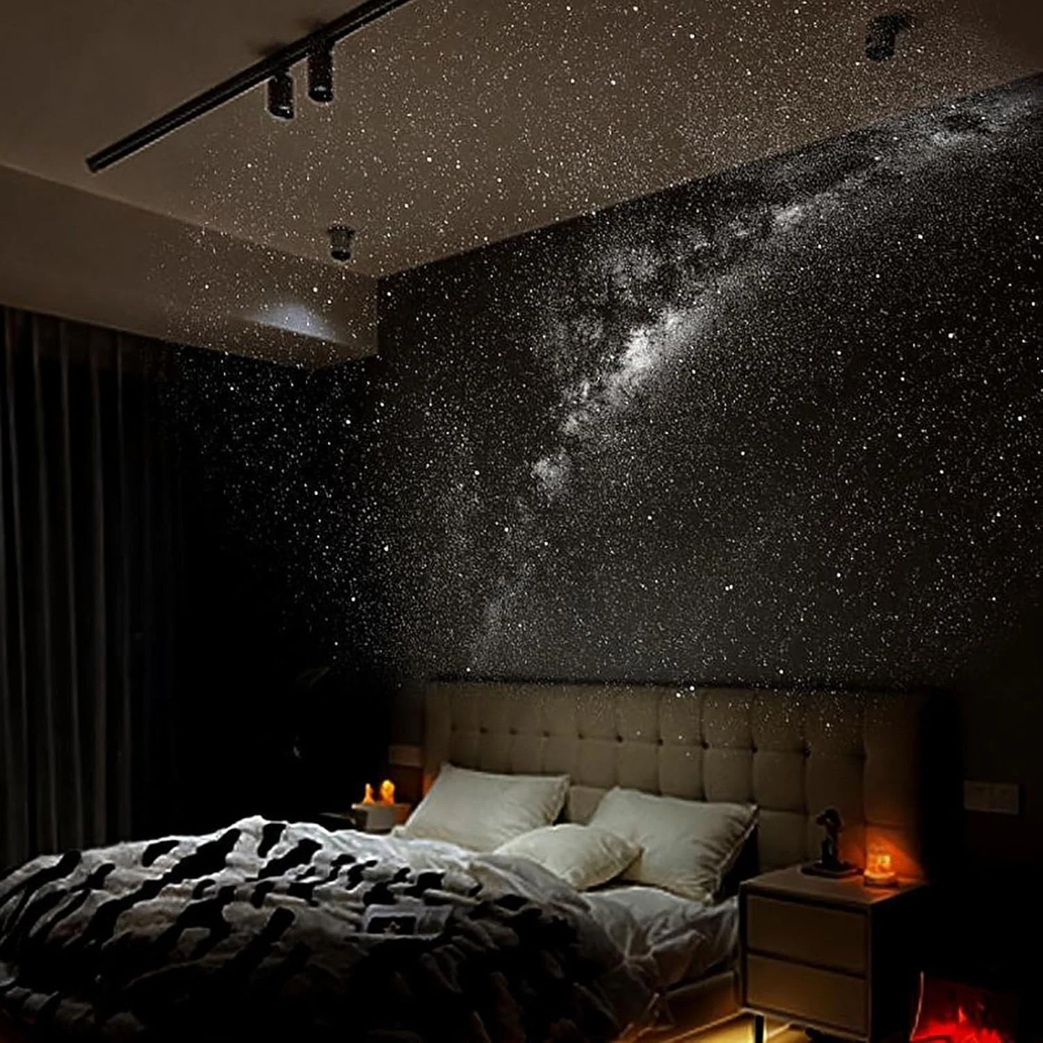 Xiaoying Lampu Tidur Proyektor LED 2in1 USB Galaxy Star Projector Lamp - ZL-10 Gambar produk Xiaoying Lampu Tidur Proyektor LED 2in1 USB Galaxy Star Projector Lamp - ZL-10 - 6