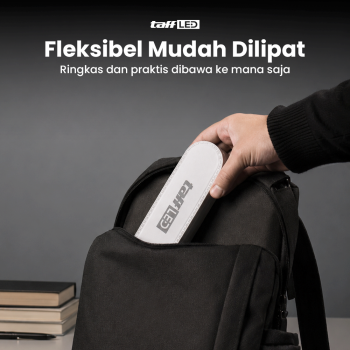 Gambar produk TaffLED Lampu Meja Belajar Rechargeable Foldable 3 Color 8W - 1308 - 3