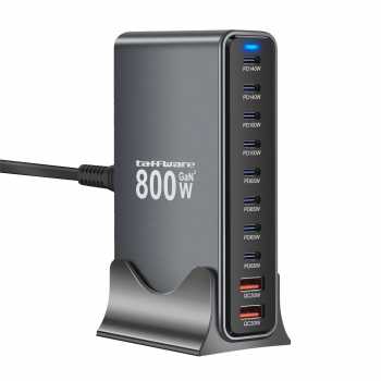 Gambar produk Taffware Charger Station Fast Charging USB Type C GaN3 10 Port 800W - YMX-800W - 1