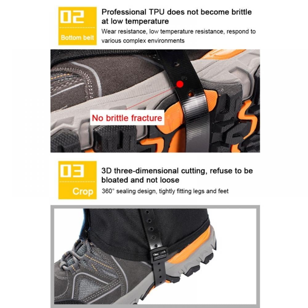 LAYCEES Gaiter Pelindung Kaki Sepatu Hiking Waterproof Breathable - S-350 Gambar produk LAYCEES Gaiter Pelindung Kaki Sepatu Hiking Waterproof Breathable - S-350 - 2