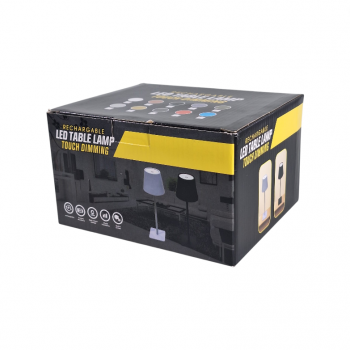 Gambar produk TaffLED Lampu Meja Hias Touch LED Desk USB Rechargeable Tri Color 3W - J420 - Kemasan