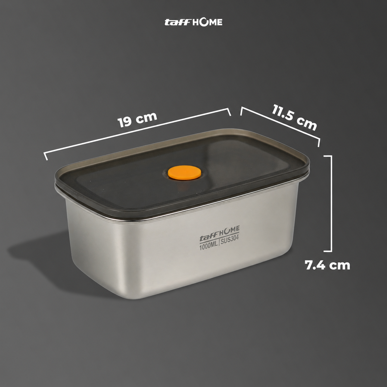 TaffHOME Kotak Makan Lunch Box Multifunction Stainless Steel 304 1L - AC-21 Gambar produk TaffHOME Kotak Makan Lunch Box Multifunction Stainless Steel 304 1L - AC-21 - 8