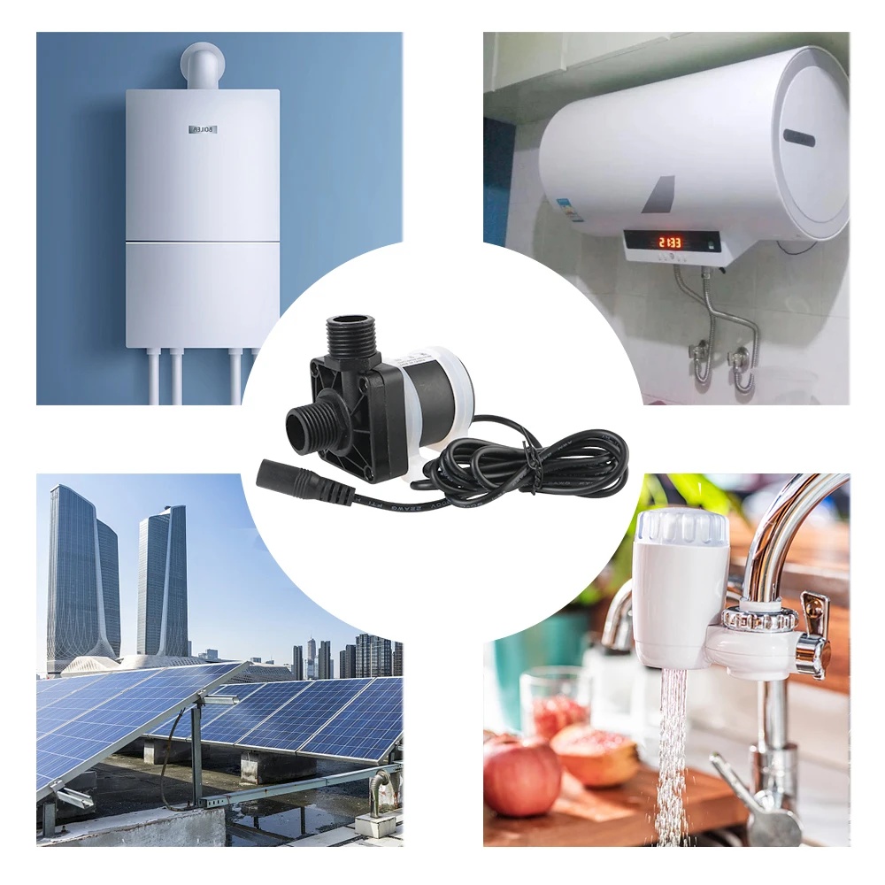 NICEYARD Pompa Air Elektrik DC Brushless Water Pump 800L/h 5M 12V 20W - AD4212A Gambar produk NICEYARD Pompa Air Elektrik DC Brushless Water Pump 800L/h 5M 12V 20W - AD4212A - 5