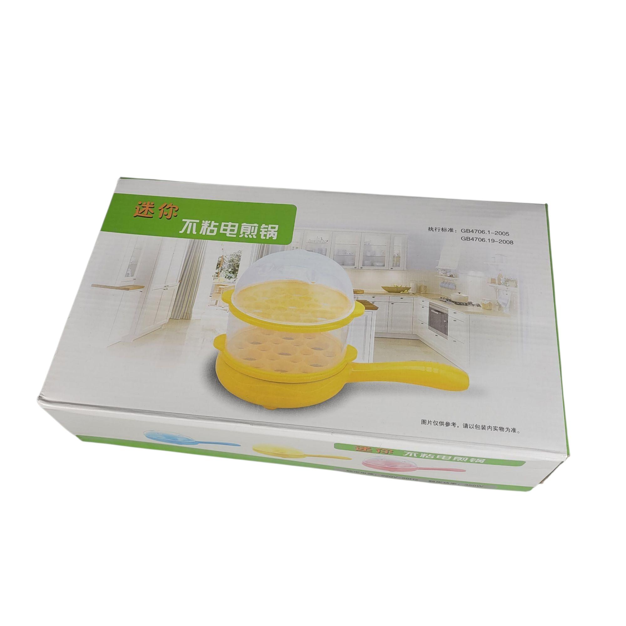 PAPANO Panci Listrik Alat Rebus Telur Egg Fryer Steamer 350W - DS-D10 Gambar produk PAPANO Panci Listrik Alat Rebus Telur Egg Fryer Steamer 350W - DS-D10 - Kemasan