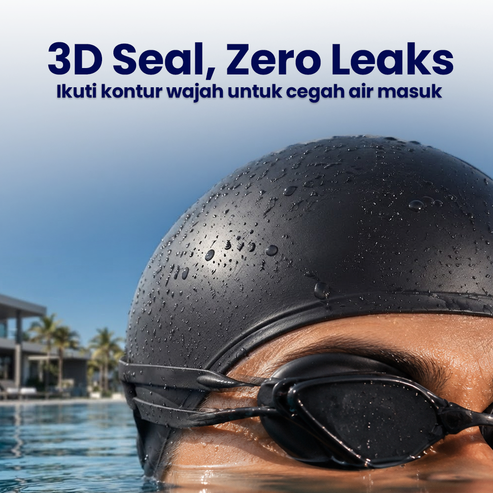TaffSPORT Kacamata Renang Dewasa Anti Fog UV Protection - GOG-3550 Gambar produk TaffSPORT Kacamata Renang Dewasa Anti Fog UV Protection - GOG-3550 - 4