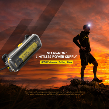 Gambar produk NITECORE Extension Battery Case 18650 Type C Battery Pack Headlamp
