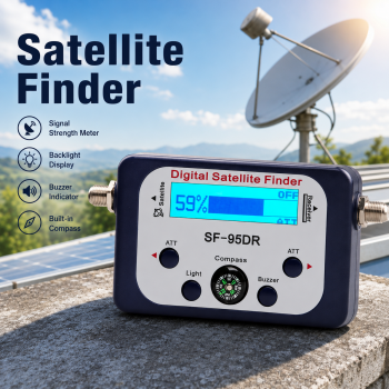 Gambar produk TenYua Alat Pencari Sinyal Satelit Parabola Digital Satellite Finder - SF-95DR