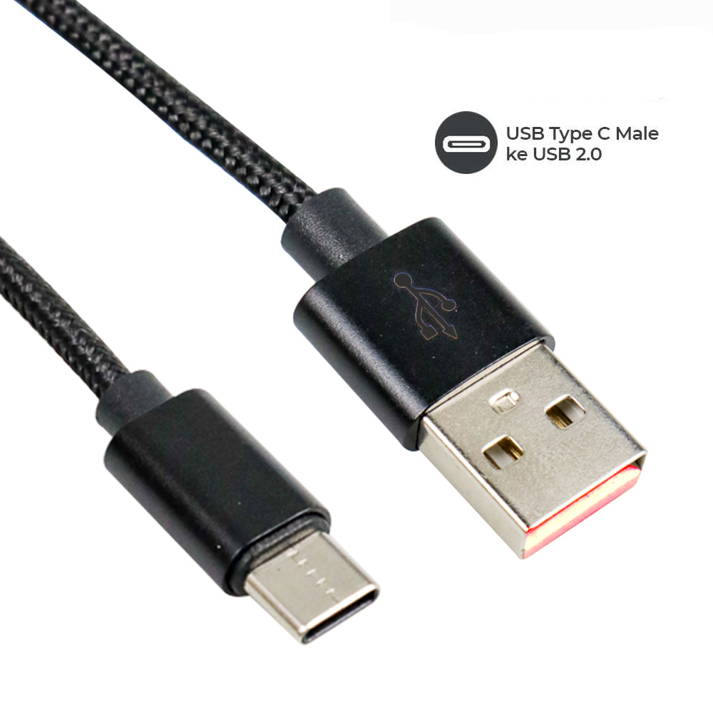 Dragon Line Kabel Data USB Type C Multifungsi Braided 480Mbps 30cm - AV140 Gambar produk Dragon Line Kabel Data USB Type C Multifungsi Braided 480Mbps 30cm - AV140 - 1