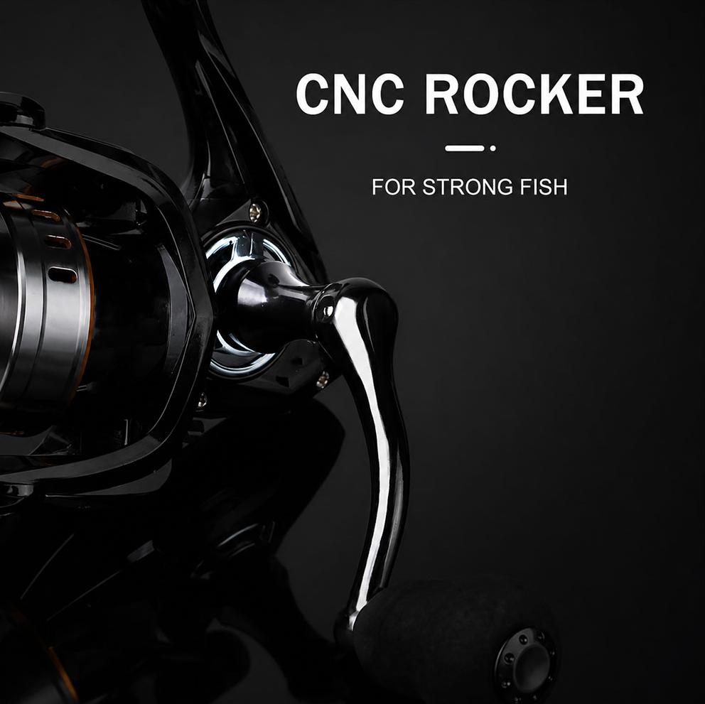 Hei Reel Pancing Spinning Fishing Reel 5.2:1 1000 - HE1000 Gambar produk Hei Reel Pancing Spinning Fishing Reel 5.2:1 1000 - HE1000 - 3
