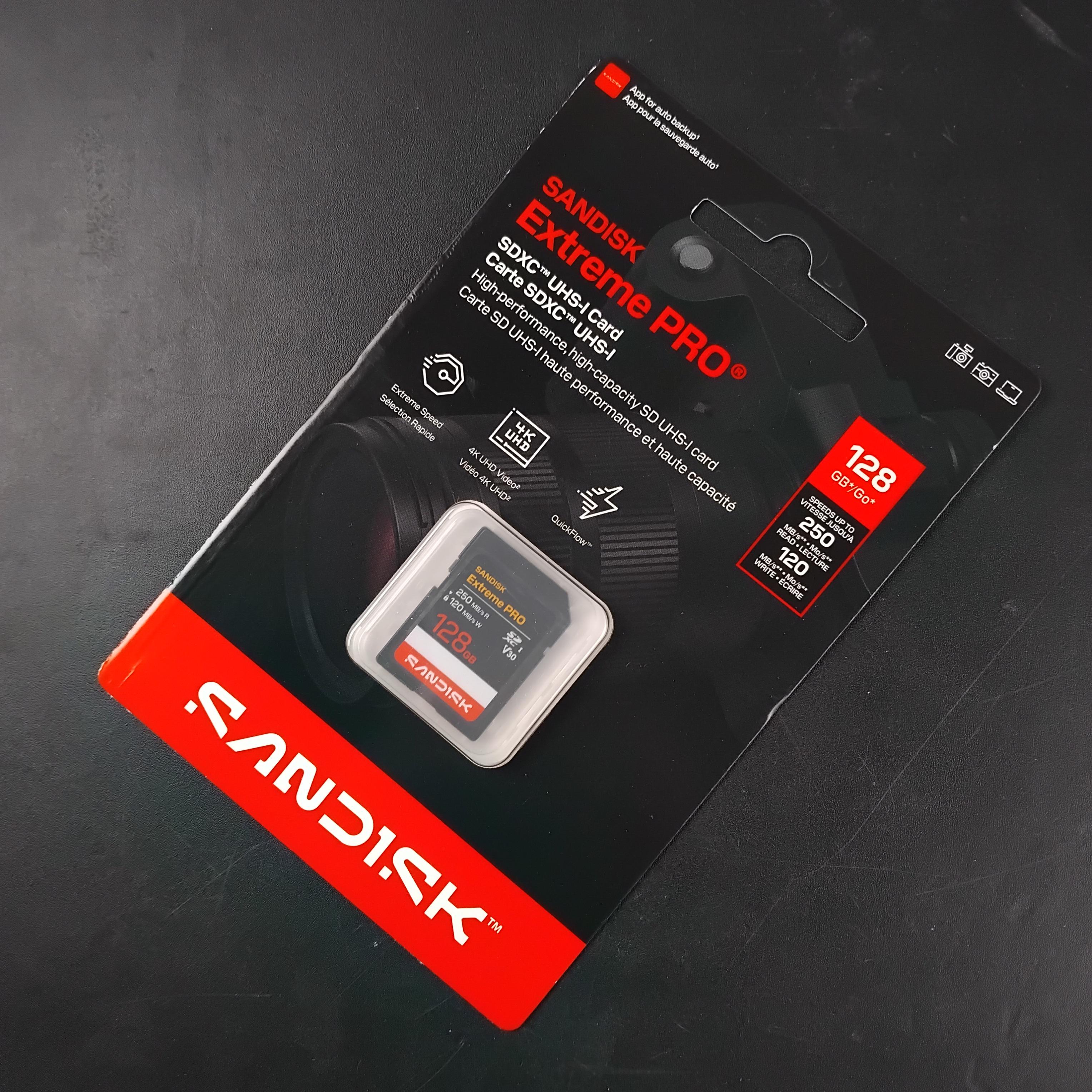 SanDisk Extreme PRO SDXC/HC UHS-I Card U3 V30 4K UHD 250MB/s 128GB - SDSDXXJ Gambar produk SanDisk Extreme PRO SDXC/HC UHS-I Card U3 V30 4K UHD 250MB/s 128GB - SDSDXXJ - 1