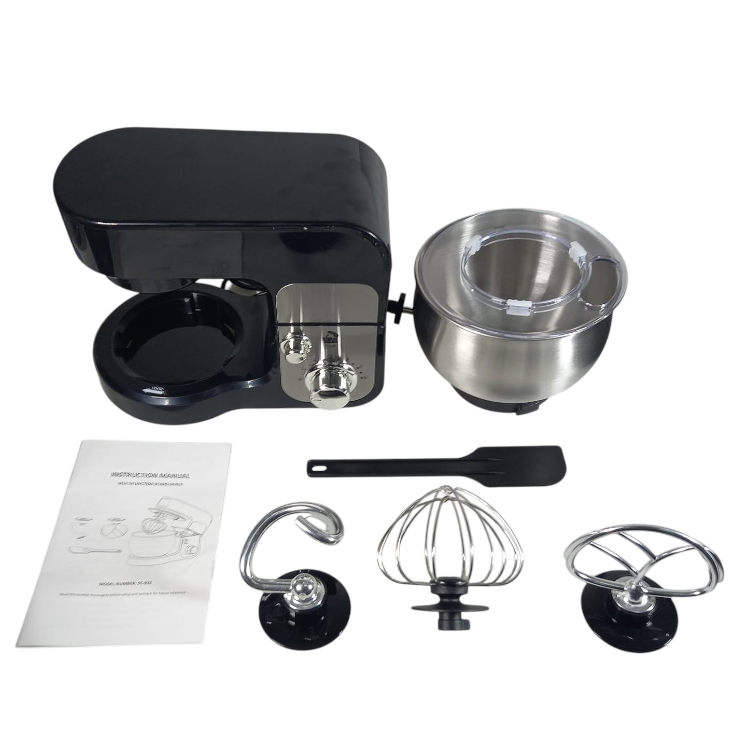 BLUN Stand Mixer Kitchen Baking Machine Pengaduk Adonan 6 Speed 3L - SC-632 Gambar produk BLUN Stand Mixer Kitchen Baking Machine Pengaduk Adonan 6 Speed 3L - SC-632 - 8