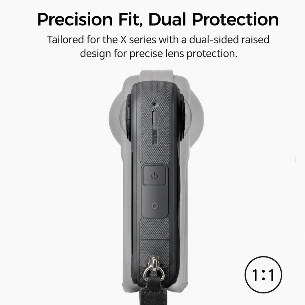 TELESIN Tas Kamera Aksi Portable Carrying Case for Insta360 X5/X4 /Air - S6-PRC-30BK-TIS Gambar produk TELESIN Tas Kamera Aksi Portable Carrying Case for Insta360 X5/X4 /Air - S6-PRC-30BK-TIS - 1