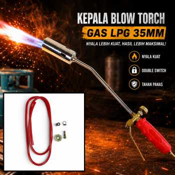 ZEHEN Kepala Blow Torch Gas LPG Torch Flamethrower Double Switch 35mm - ZS30