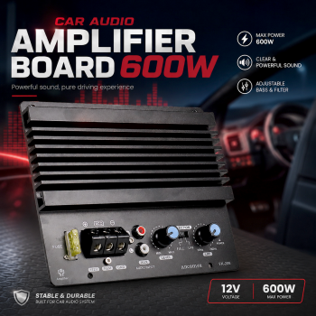 Gambar produk Ancomfu Mono Car Audio Amplifier Board Player Bass Subwoofer 12V 600W - FK-206
