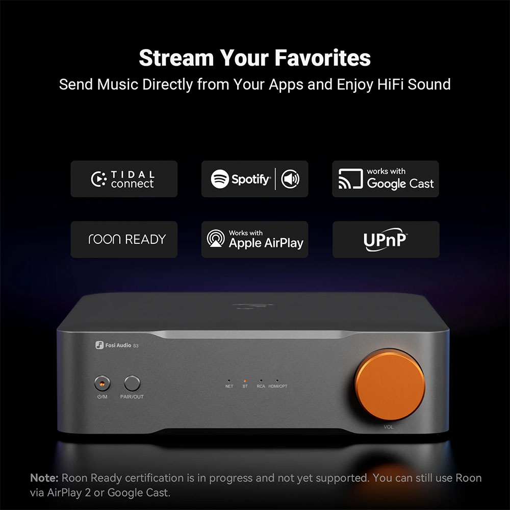 Fosi Audio Balance HiFi Streamer Amlogic A113X WiFi 6 Bluetooth 5.3 - S3 Gambar produk Fosi Audio Balance HiFi Streamer Amlogic A113X WiFi 6 Bluetooth 5.3 - S3 - 2