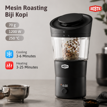 Trieste Mesin Roasting Biji Kopi Sangrai Coffee Bean Roaster 70g - SJ-CR01