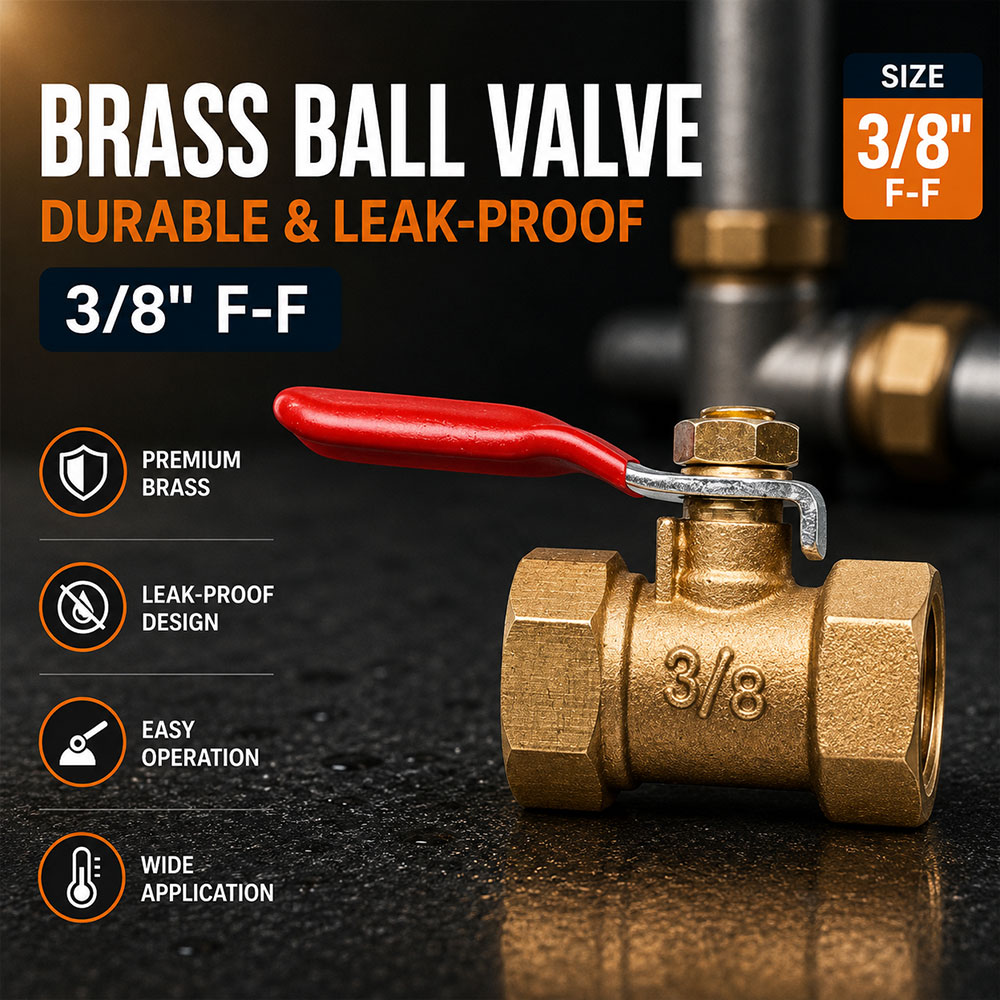 NFJM Ball Valve Stop Keran Mini Copper Gas Water Long Nose Handle Female to Female 3/8 - DN20 Gambar produk NFJM Ball Valve Stop Keran Mini Copper Gas Water Long Nose Handle Female to Female 3/8 - DN20 - Utama