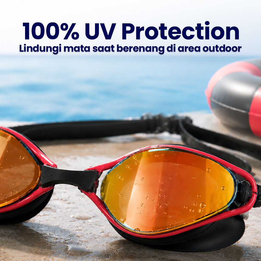 TaffSPORT Kacamata Renang Dewasa Anti Fog UV Protection - GOG-3550 Gambar produk TaffSPORT Kacamata Renang Dewasa Anti Fog UV Protection - GOG-3550 - 2