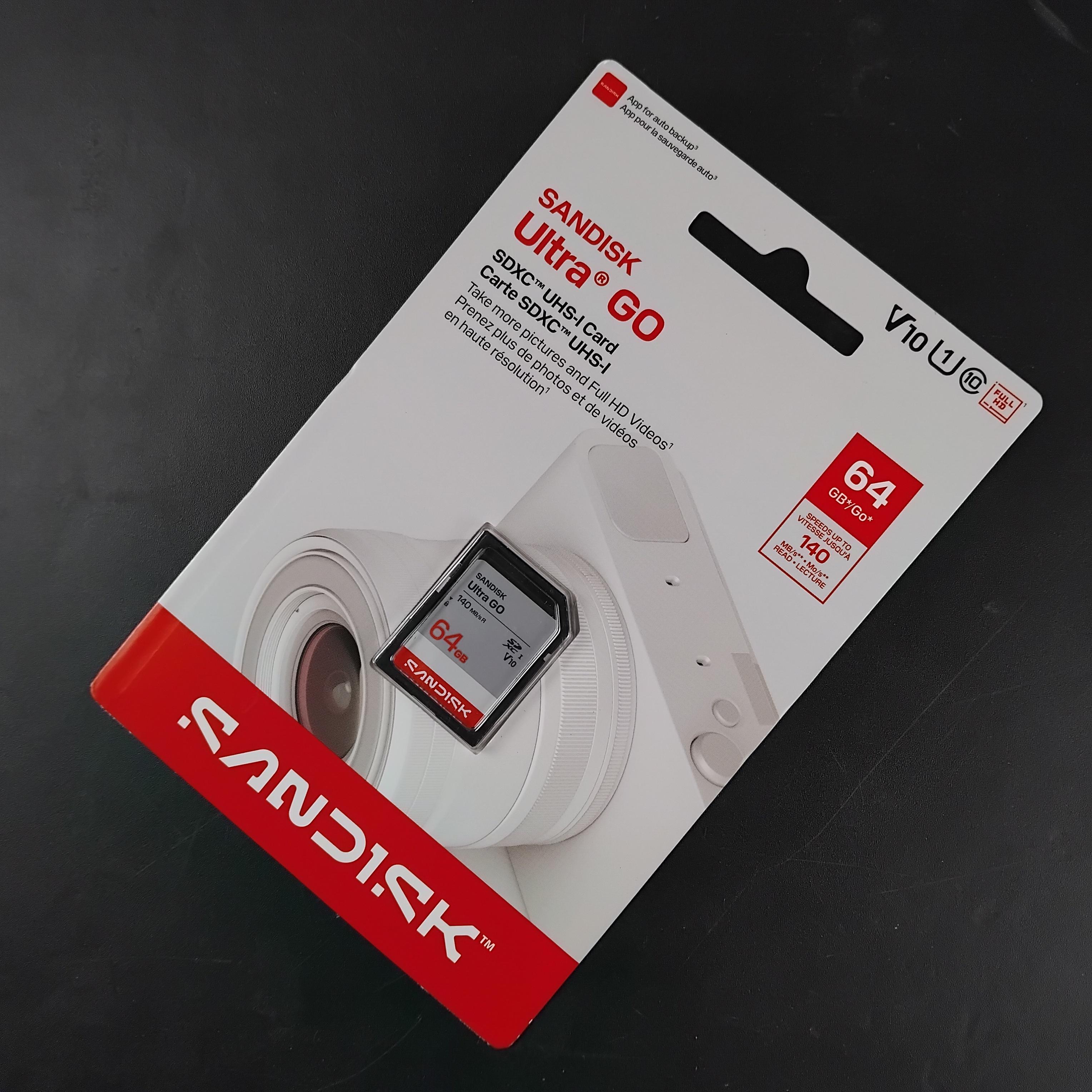 SanDisk Ultra Go SDXC/HC UHS-I Card Class 10 64GB - SDSDUGN Gambar produk SanDisk Ultra Go SDXC/HC UHS-I Card Class 10 64GB - SDSDUGN - 1