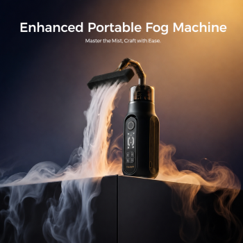 Gambar produk TELESIN Alat Pembuat Kabut Portable Fog Maker Photography with Remote - P5-MCS-27